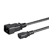 Monoprice Power Cord - IEC 60320 C20 to IEC 60320 C13_ 14AWG_ 15A_ 3-Prong_ Blac 40062